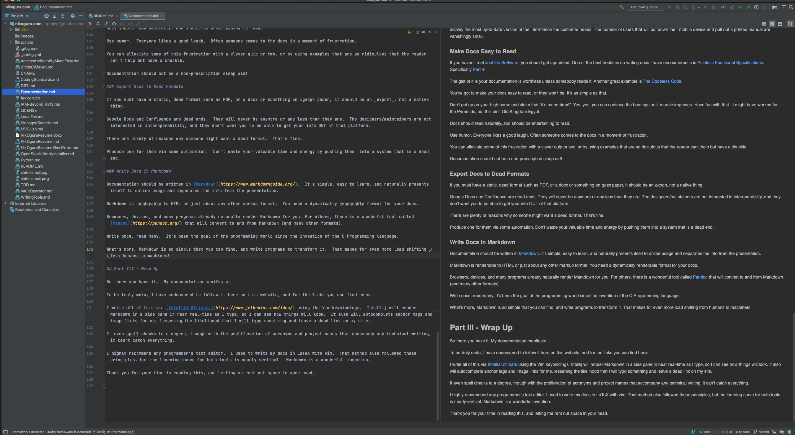 IntelliJ Docs